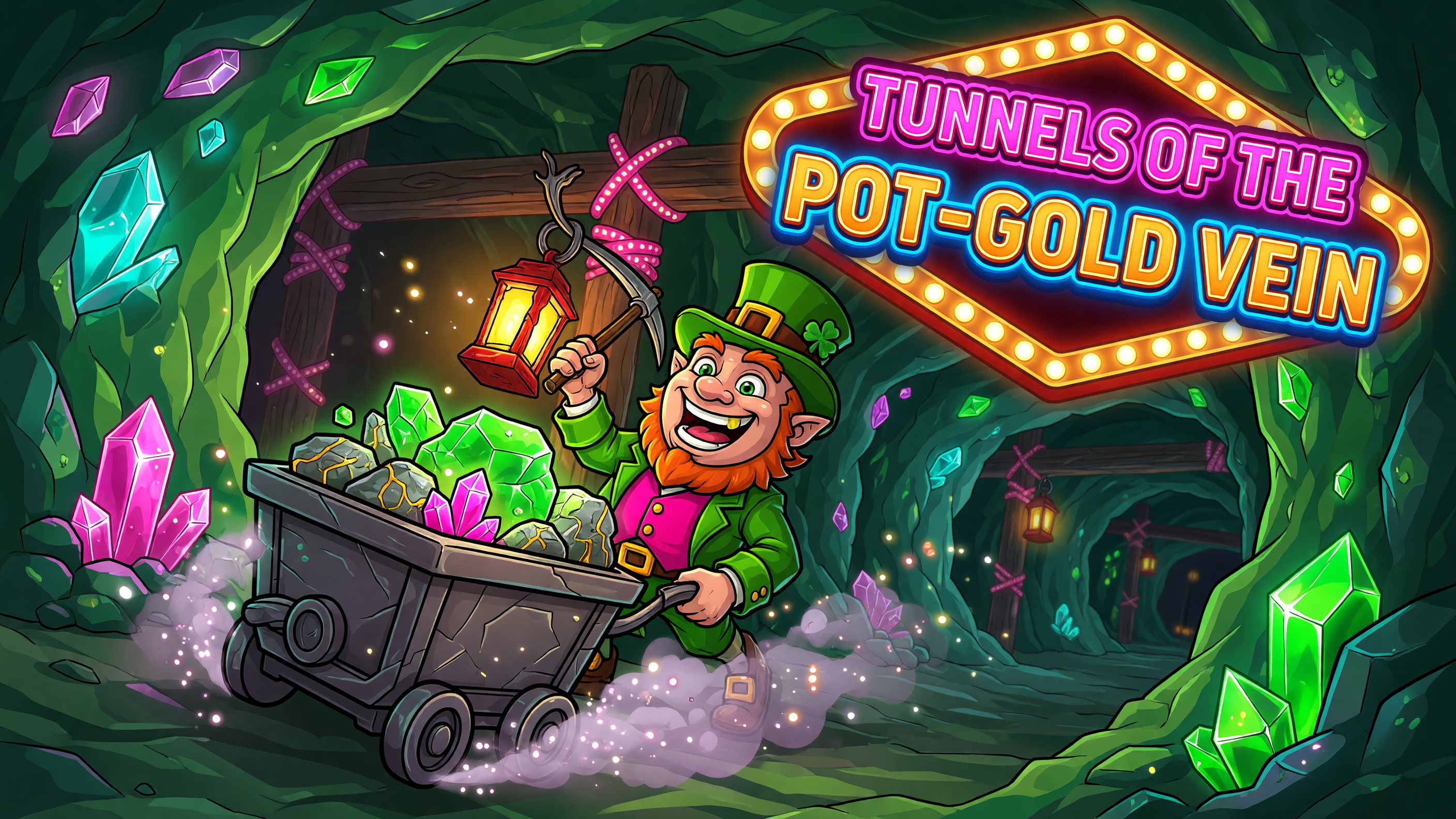 Tunnels Of The Pot-Gold Vein themed reef game art